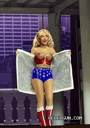Sabrina Carpenter's Hot Halloween Photo Collection as Wonder Woman